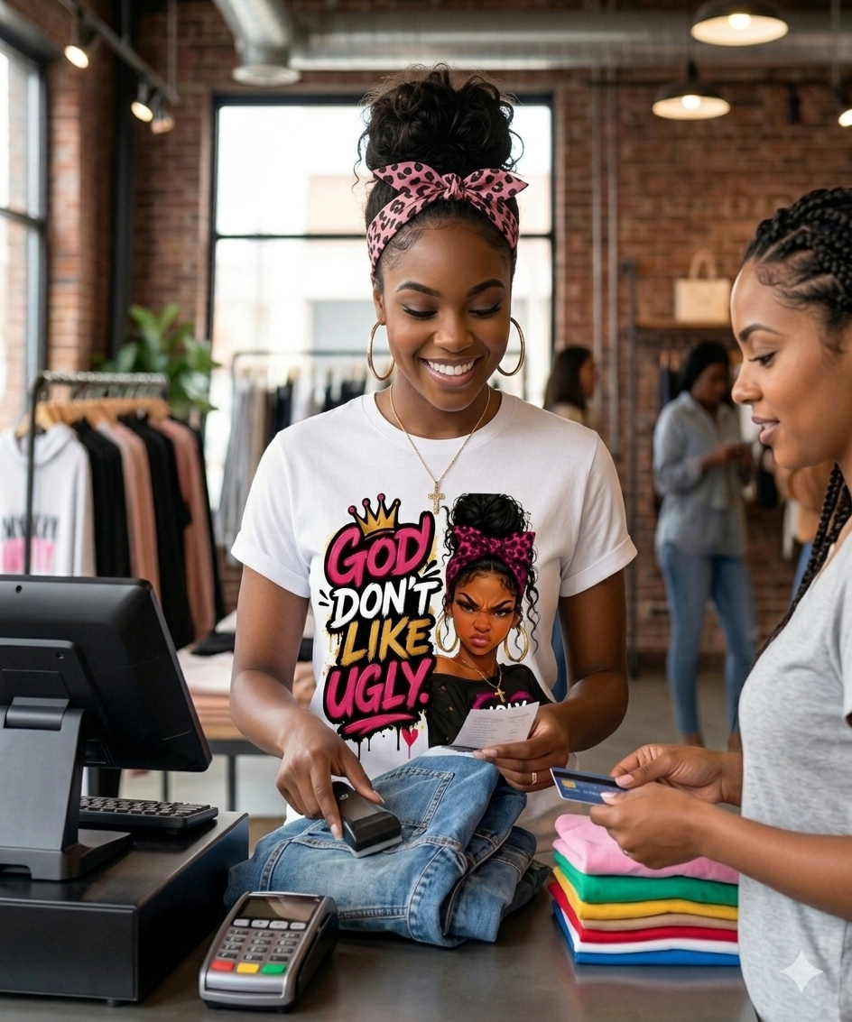 God Don't Like Ugly Graphic T-Shirt